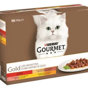Gourmet Gold 12-Pack Fijne Hapjes 12X85 GR