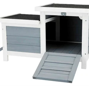 Trixie Knaagdierhuis Met 2 Ingangen Grijs / Wit 70X45X43 CM