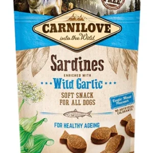Carnilove Soft Snack Sardines / Wilde Knoflook 200 GR