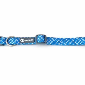 Waopet Halsband  Blauw S