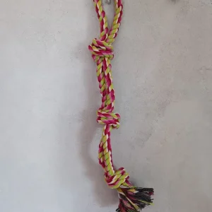 Dubbel touw  roos 50cm